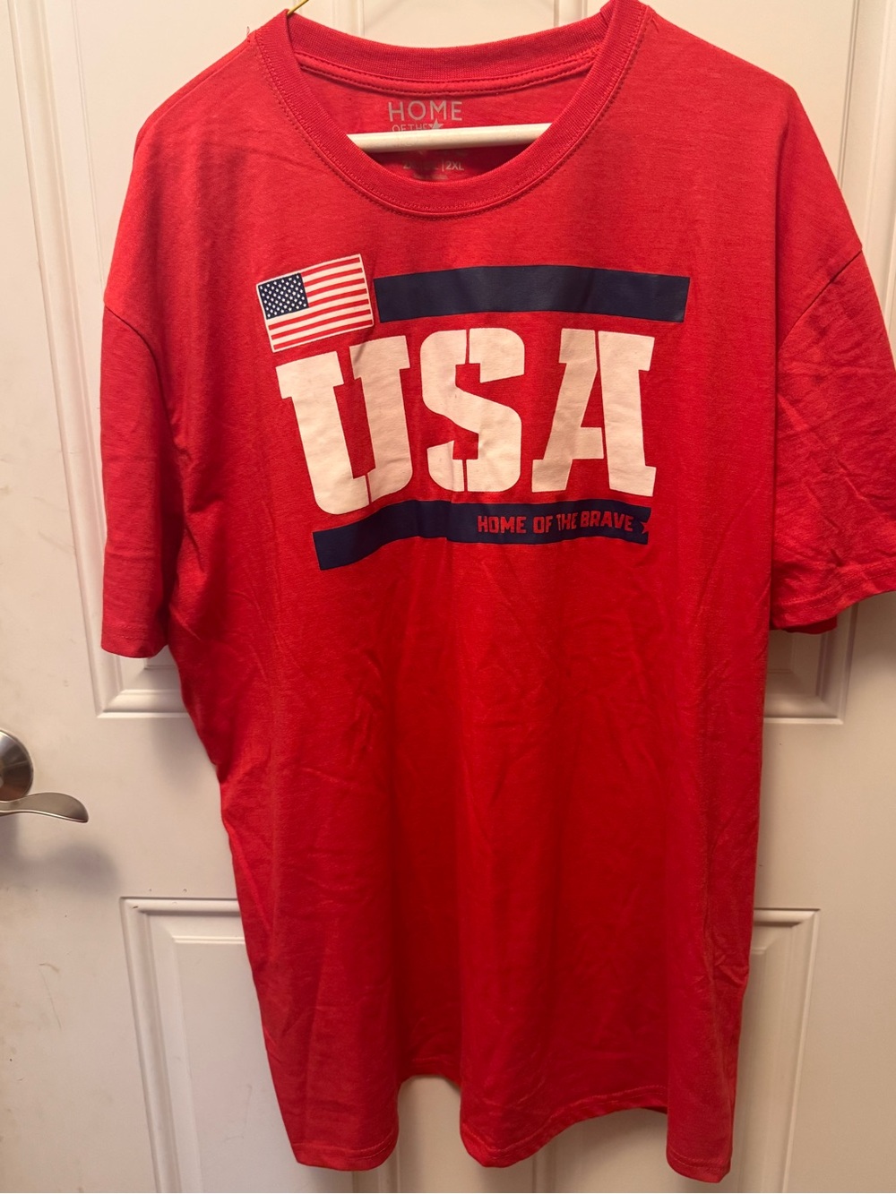 Home Interiors Red USA Graphic Short-Sleeve Tee